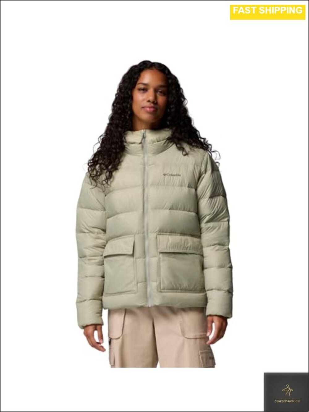 Women's 650-Fill Down Hooded Jacket Quilted Winter Coat